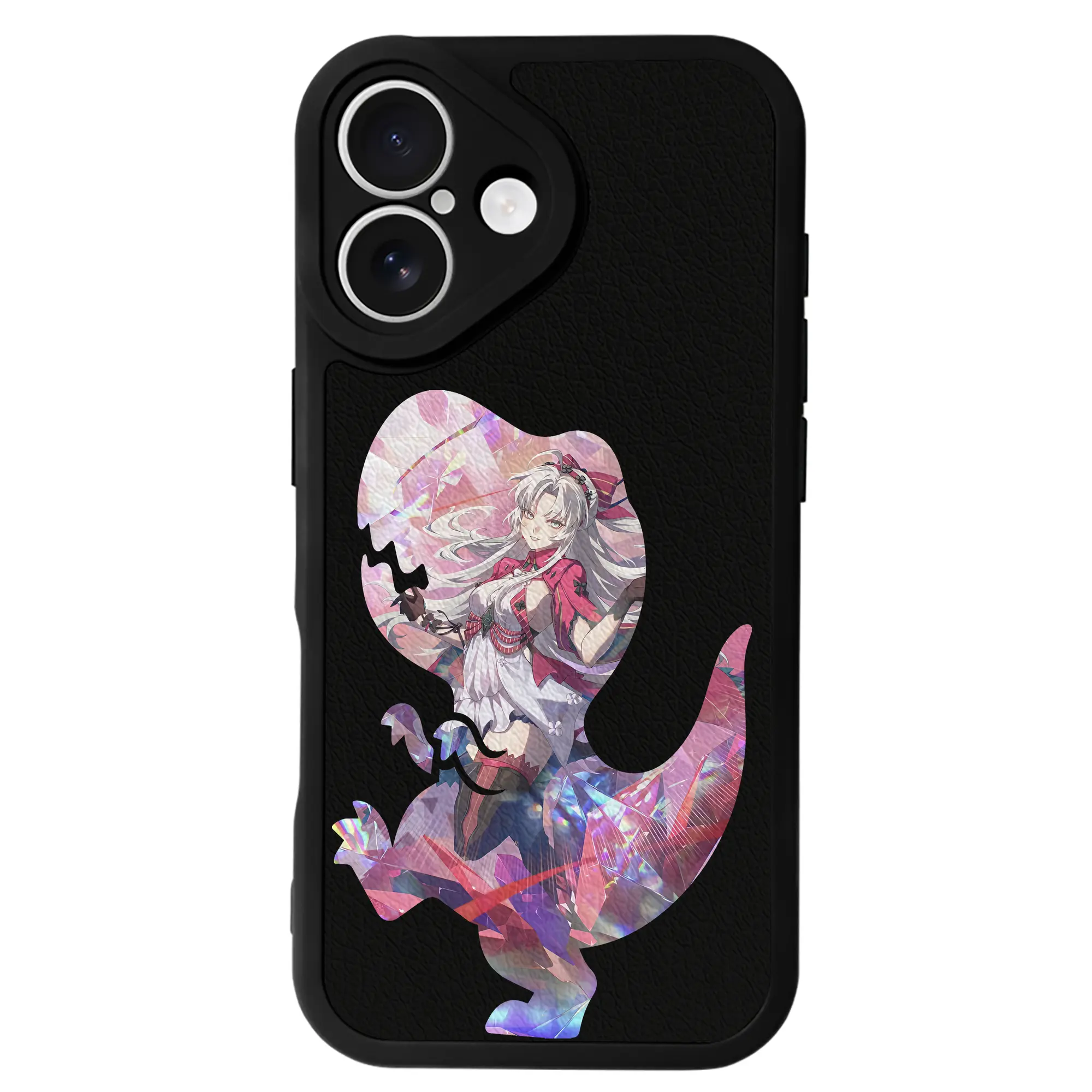 鳴潮 グッズ カルロッタ - IPhone 16シリーズ対応 ・ シリコンスマホケース ・ レザー調 ・ 高精度フィット ・ 耐衝撃 ・ ワイヤレス充電対応 ・ 精密カット